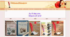 Desktop Screenshot of ecrirevotrehistoire.com